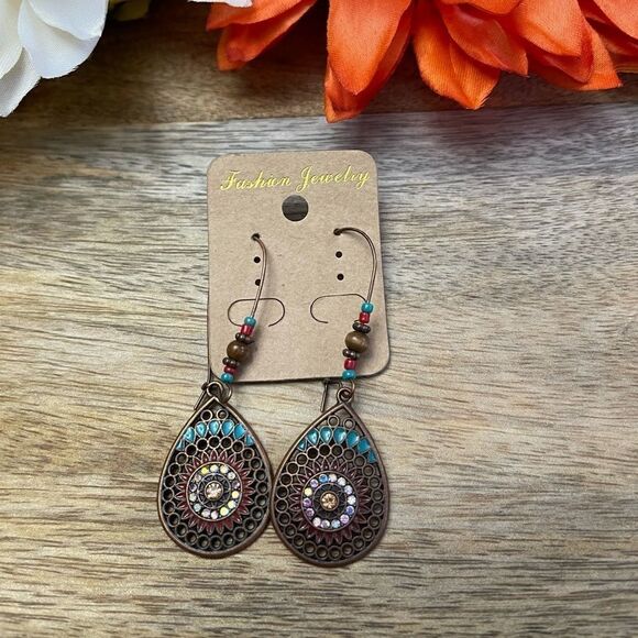 Boho Style Earrings New  - Picture 1 of 1